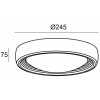 Накладной светильник Deko-Light Canis 731043