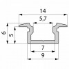 Профиль накладной Deko-Light ET-01-05 975085