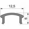 Профиль накладной Deko-Light F-01-08 983500