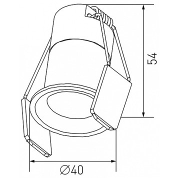 Встраиваемый светильник DesignLed HIDDEN 00-00023064-2
