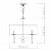 Подвесная люстра Divinare Candela 1162/01 LM-5