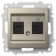 Розетка двойная Ethernet RJ-45 без рамки Elbi Eleсtriс Zena Vega 609-011400-248