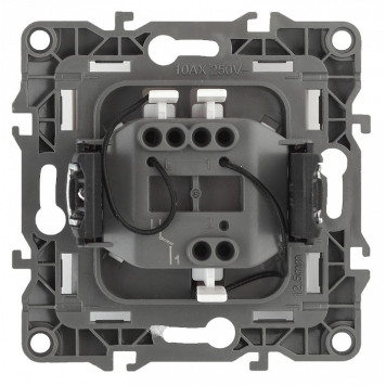 Выключатель одноклавишный с подсветкой без рамки Эра Эра 12 12-1102-05-1