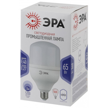 Лампа светодиодная Эра Стандарт E27/E40 65Вт 6500K LED POWER T140-65W-6500-E27/E40-8