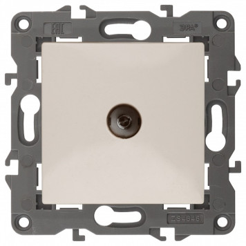 Механизм ТВ-розетки проходной Эра Эра Elegance 14-3102-02