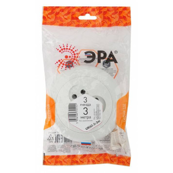 Удлинитель Эра UR(6)-3-3m Б0035760-1