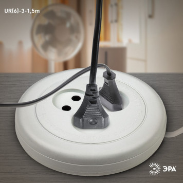 Удлинитель Эра UR(6)-3-1,5m-3