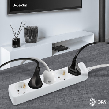 Удлинитель Эра U-5e-3m-3x1,5-4