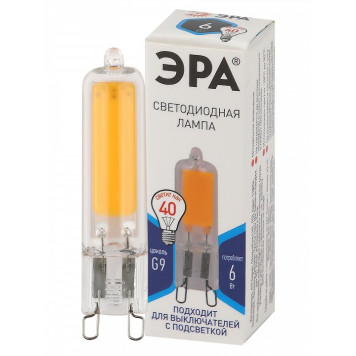 Лампа светодиодная Эра LED JCD-6W-GL-840-G9-1