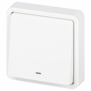 Выключатель одноклавишный с подсветкой Эра Эра Эксперт 11-1522-01