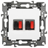 Розетка акустическая без рамки Эра Эра 12 12-3112-01М