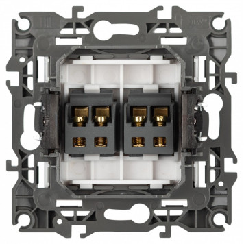 Розетка акустическая без рамки Эра Эра 12 12-3112-01М-2