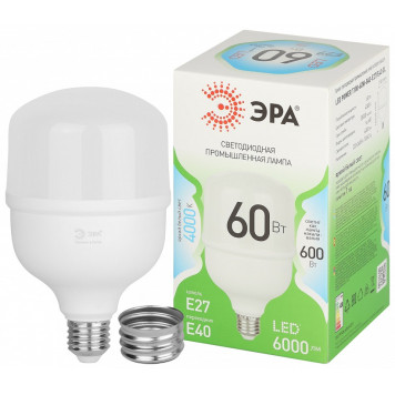 Лампа светодиодная Эра Green Line LED POWER T100-60W-840-E27/E40 GL-1