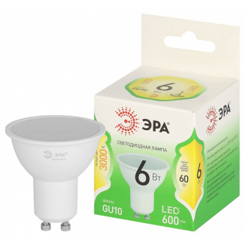 Лампа светодиодная Эра Green Line LED MR16-6W-830-GU10 GL-1