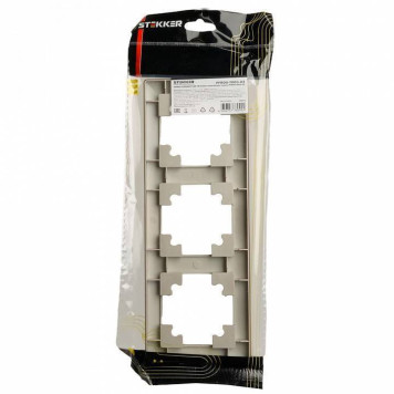 Рамка на 3 поста Stekker PFR00-7003-02 39804-4