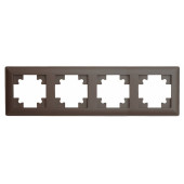 Рамка на 4 поста Stekker PFR00-7004-04 39820