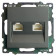 Розетка двойная Ethernet RJ-45 без рамки Stekker Катрин 50008