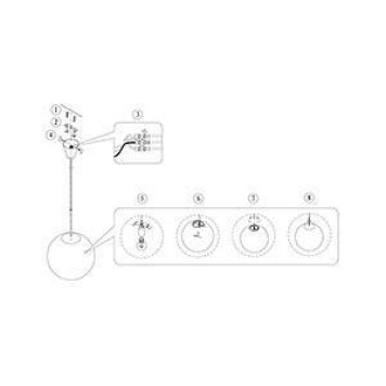 Подвесной светильник Globo Balla 1582-2
