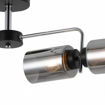Люстра на штанге ILLUMICO IL8249-4COU-79 BK CR-1