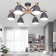 Люстра на штанге Imperiumloft Folke Gray FOLKE01