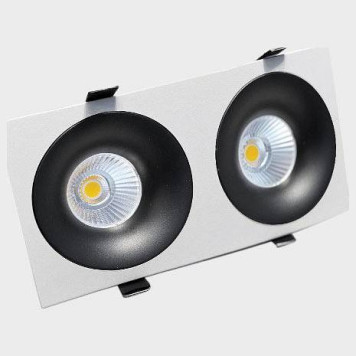 Рамка на 2 светильника Italline IT06-6016 IT06-6016 white FR2-2