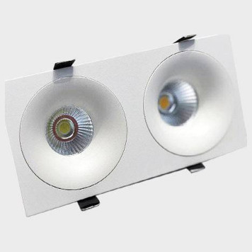 Рамка на 2 светильника Italline IT06-6016 IT06-6016 white FR2-3