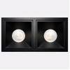 Встраиваемый светильник Italline IT06-6020 IT06-6020 black 3000K - 2 шт. + IT06-6022 black