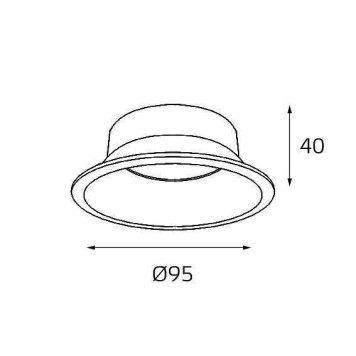 Кольцо декоративное Italline 3160 reflector for 3160-3