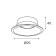Кольцо декоративное Italline 3160 reflector for 3160