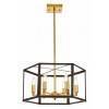 Люстра на штанге LUMINA DECO Lorton LDP 1142-6 BK+MD