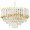 Подвесная люстра LUMINA DECO MAZINI LDP 6003-500 WT+F.GD