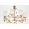Подвесная люстра LUMINA DECO Marietta LDP 8025-8 F.GD+WT