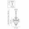 Подвесной светильник Osgona Schon 790031