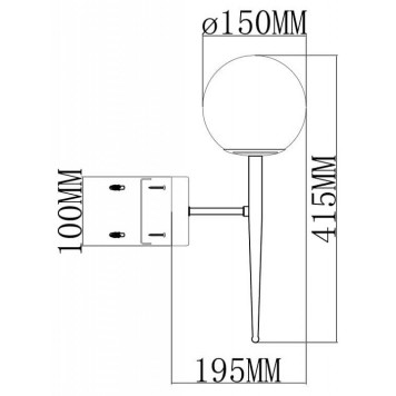 Бра Moderli Scrumbel V11562-1W-5