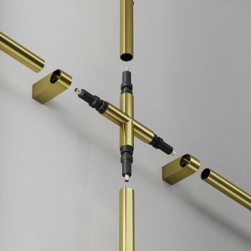 Соединитель X-образный для модульных светильников Maytoni Accessories for system Axity CA008TX-BS-3