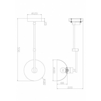 Бра Freya Cover FR5290WL-01B-2