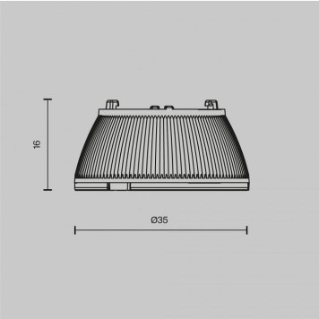 Линза Maytoni Dip Lens003D35-10W-6