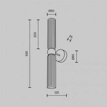 Бра Maytoni Antic MOD302WL-02GR1-4