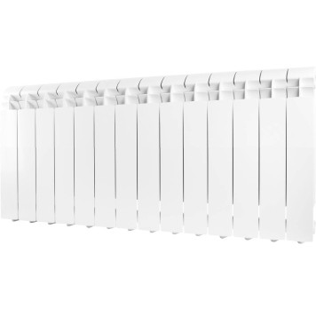 Радиатор алюминиевый Global VOX- R 350 14 секций боковое подключение (белый RAL 9010) VX03501014 (VX03501014)