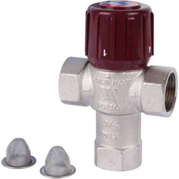 Watts AM6110C34 Термостатический смесительный клапан 3/4 AQUAMIX 32-50C (10017418 )-6