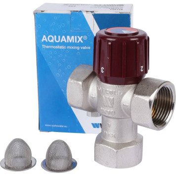Watts AM6111C1 1 терморегулирующий подмешивающий клапан AQUAMIX 32-50C 1 IG (10017423)-8