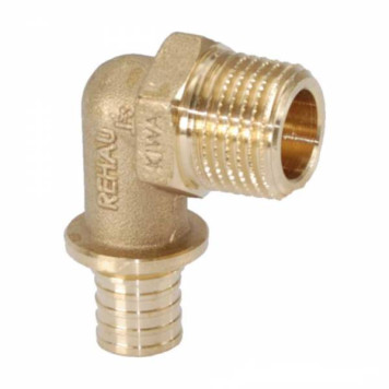 REHAU RAUTITAN Фитинг Угольник-Переходник 16-R 1/2 R для Труб из Сшитого Полиэтилена (Замена 14563471001)