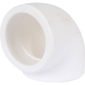 Угольник 90* Kalde d=110 для полипропиленовых труб под сварку (цвет белый) (3212-elb-110000)