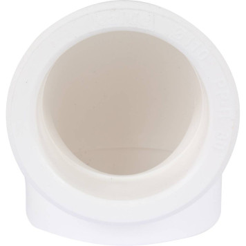 Угольник Kalde D=110 90 градусов для сварки полипропиленовых труб (белый)-3