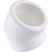 Угольник 45* Kalde d=90 для полипропиленовых труб под сварку (цвет белый) (3212-elb-900045)