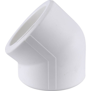 Угольник Kalde D=90 45 градусов для сварки полипропиленовых труб (белый)-4