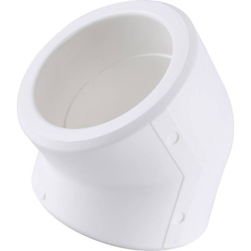 Угольник Kalde D=90 45 градусов для сварки полипропиленовых труб (белый)-5