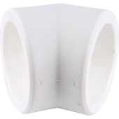 Угольник 45* Kalde d=110 для полипропиленовых труб под сварку (цвет белый) (3212-elb-110045)