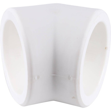 Угольник Kalde d=110 45 градусов для сварки полипропиленовых труб (белый)