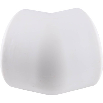 Угольник Kalde d=110 45 градусов для сварки полипропиленовых труб (белый)-1